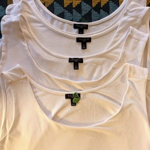 Talbots White Stretch Tank Top Size 1X